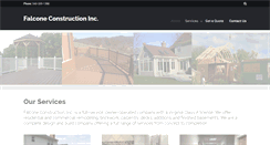 Desktop Screenshot of falconeconstruction.com
